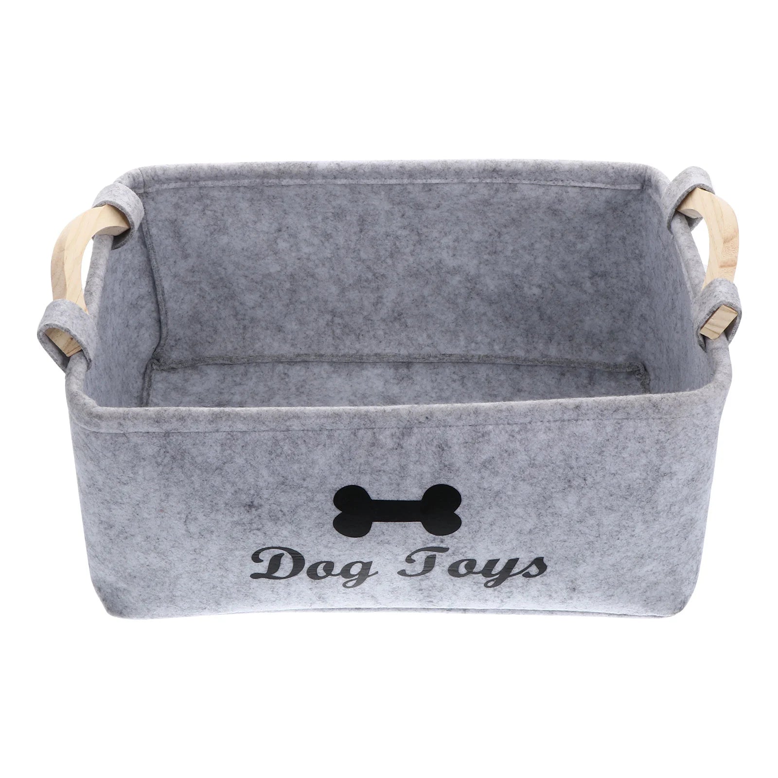 Pet Toy Felt Basket Storage Box
