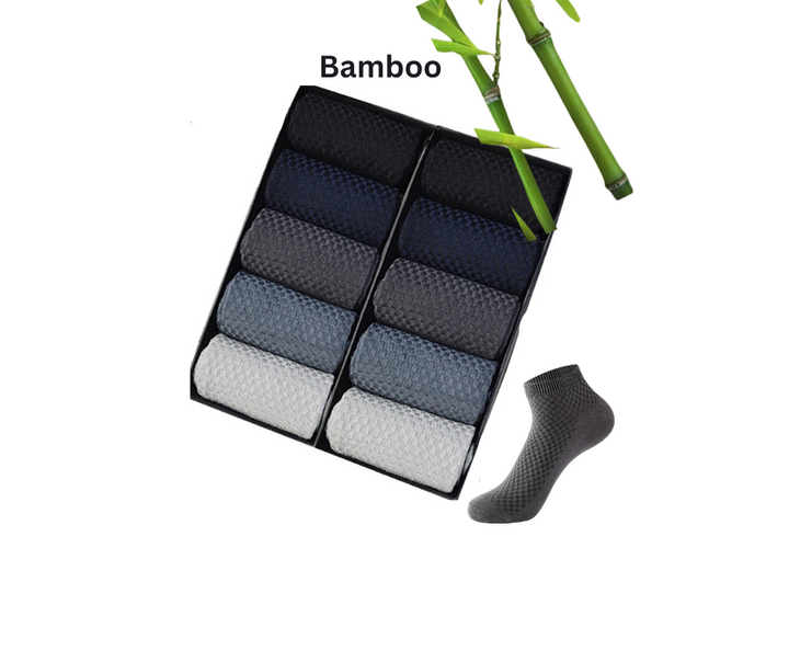 10 Pairs | Bamboo Fibre Socks | Short