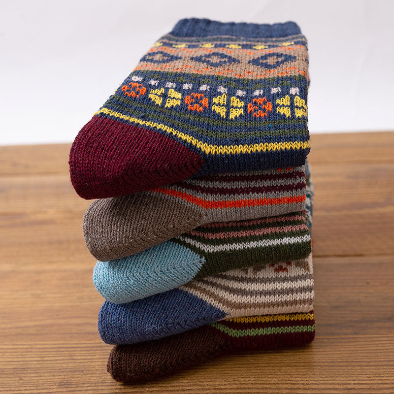 Diana | 5 Pairs Nordic-Style Women's Thermal Socks