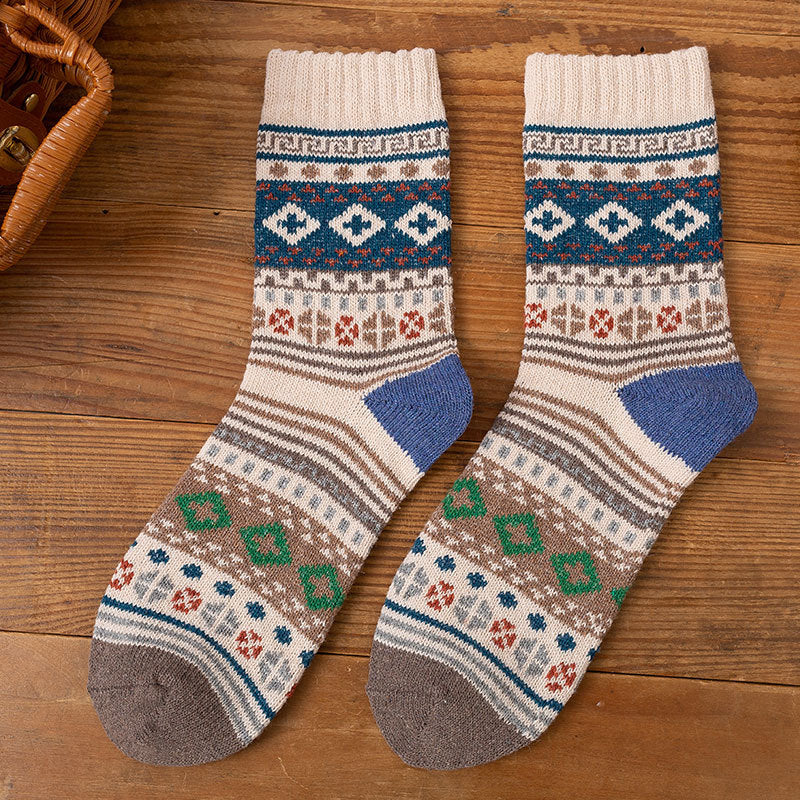 Diana | 5 Pairs Nordic-Style Women's Thermal Socks