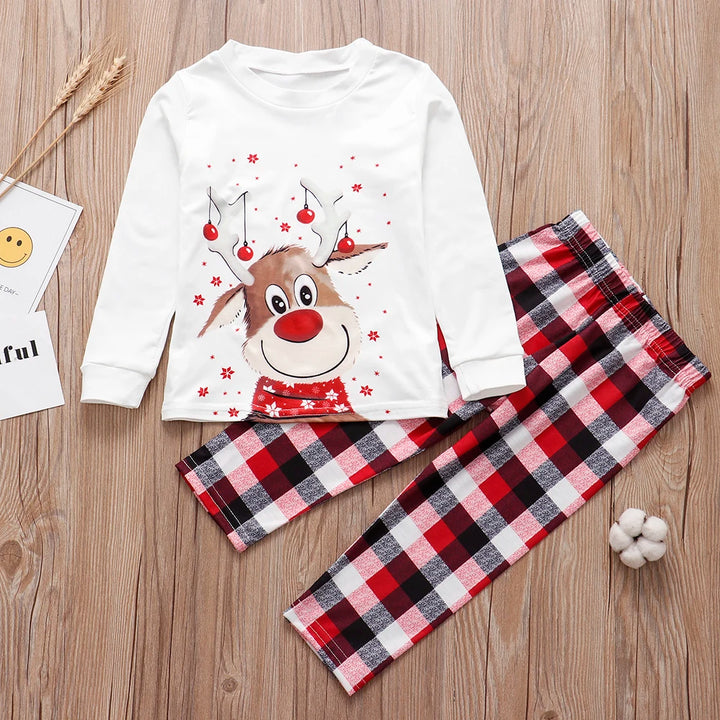 Matching Reindeer Christmas Pyjamas