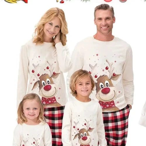 Matching Reindeer Christmas Pyjamas