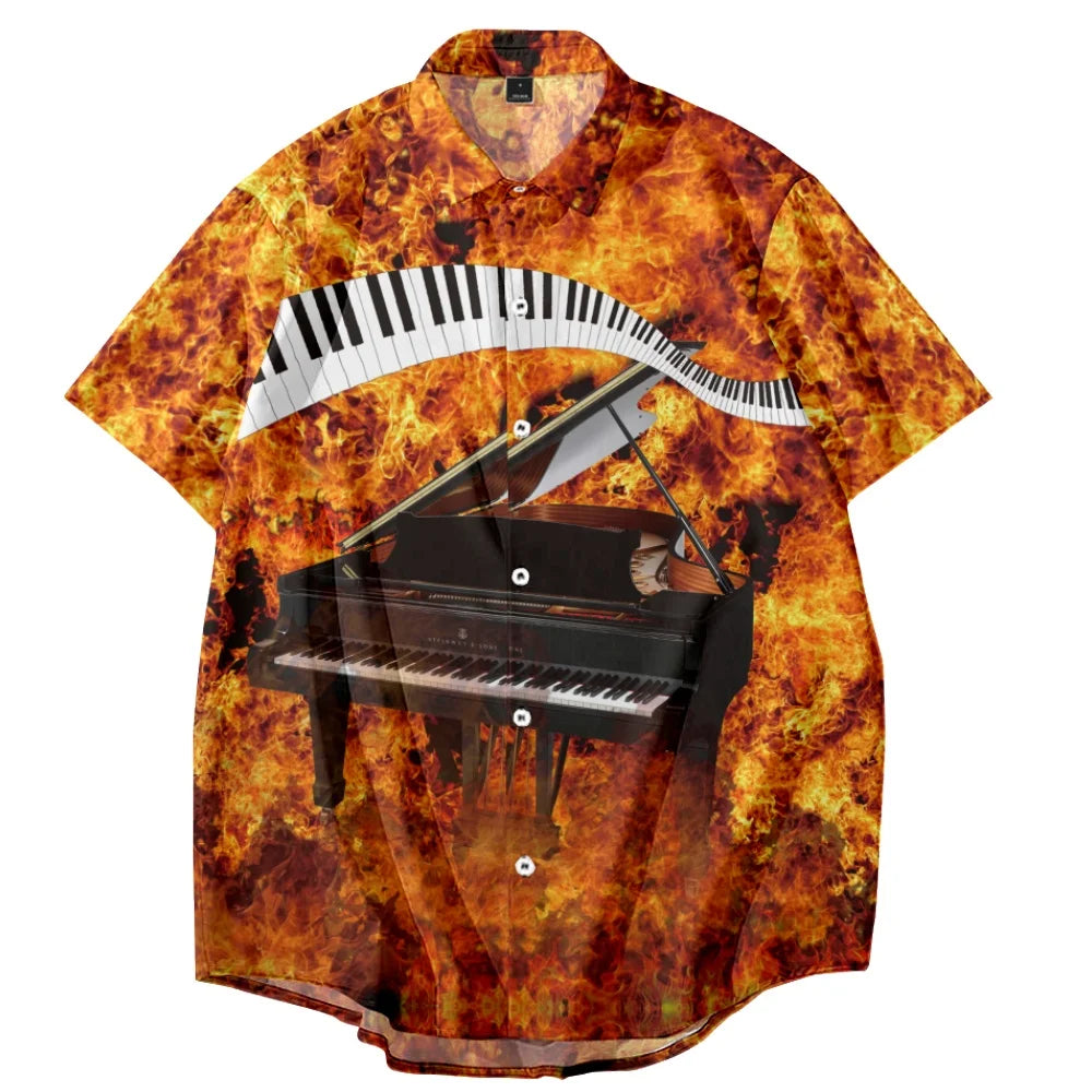 Musical Instrument Themed Shirts