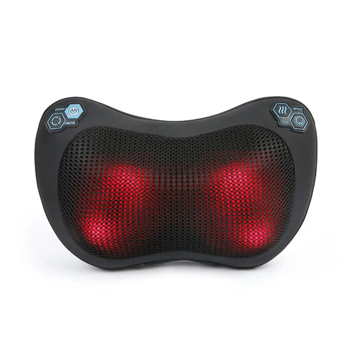 Neck & Back Kneading Massager with Heat – Ultimate Relaxation for Home, Office & Car