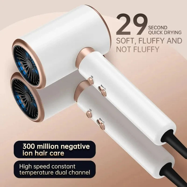 F37 Hair Dryer High-Speed Electric Turbine Airflow