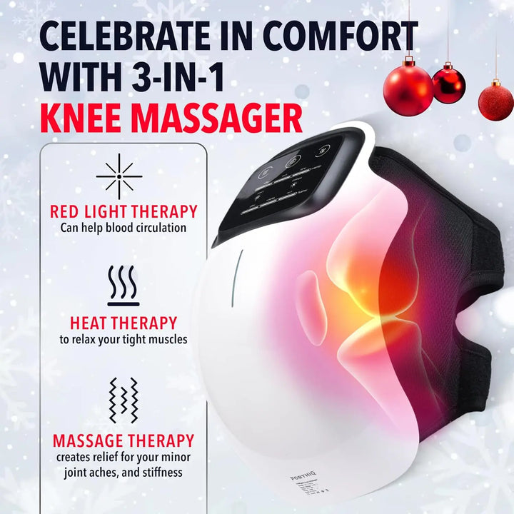 Knee-Nurse™ (1 x Device). FREE GIFTS: 1 x knee brace and one set of 6 stick-on heat patches