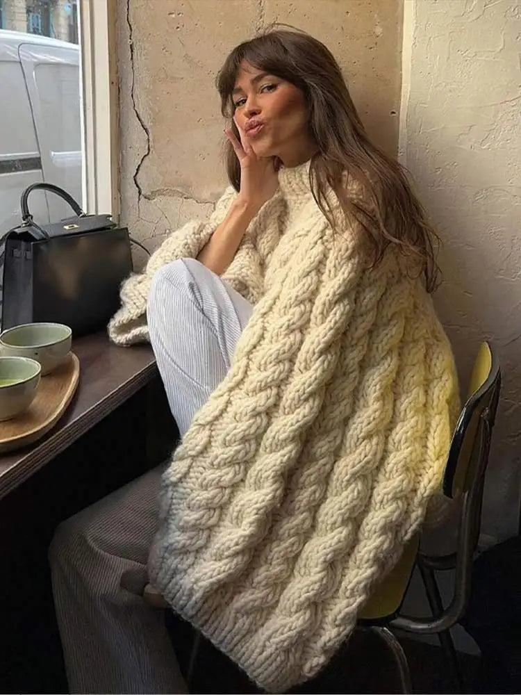 Women's Oversized Knit Jumper