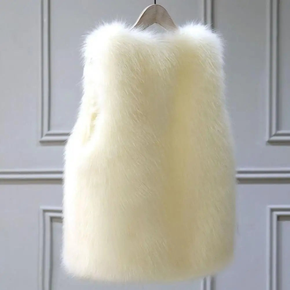 Amanda | Fluffy Faux Fur Vest