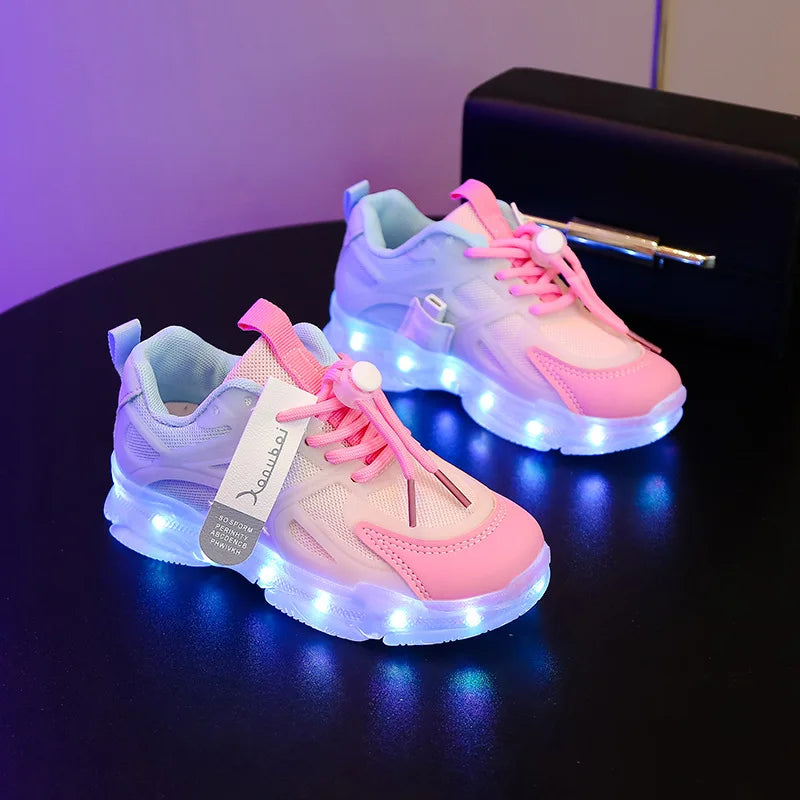 Kids LED Light Trainers