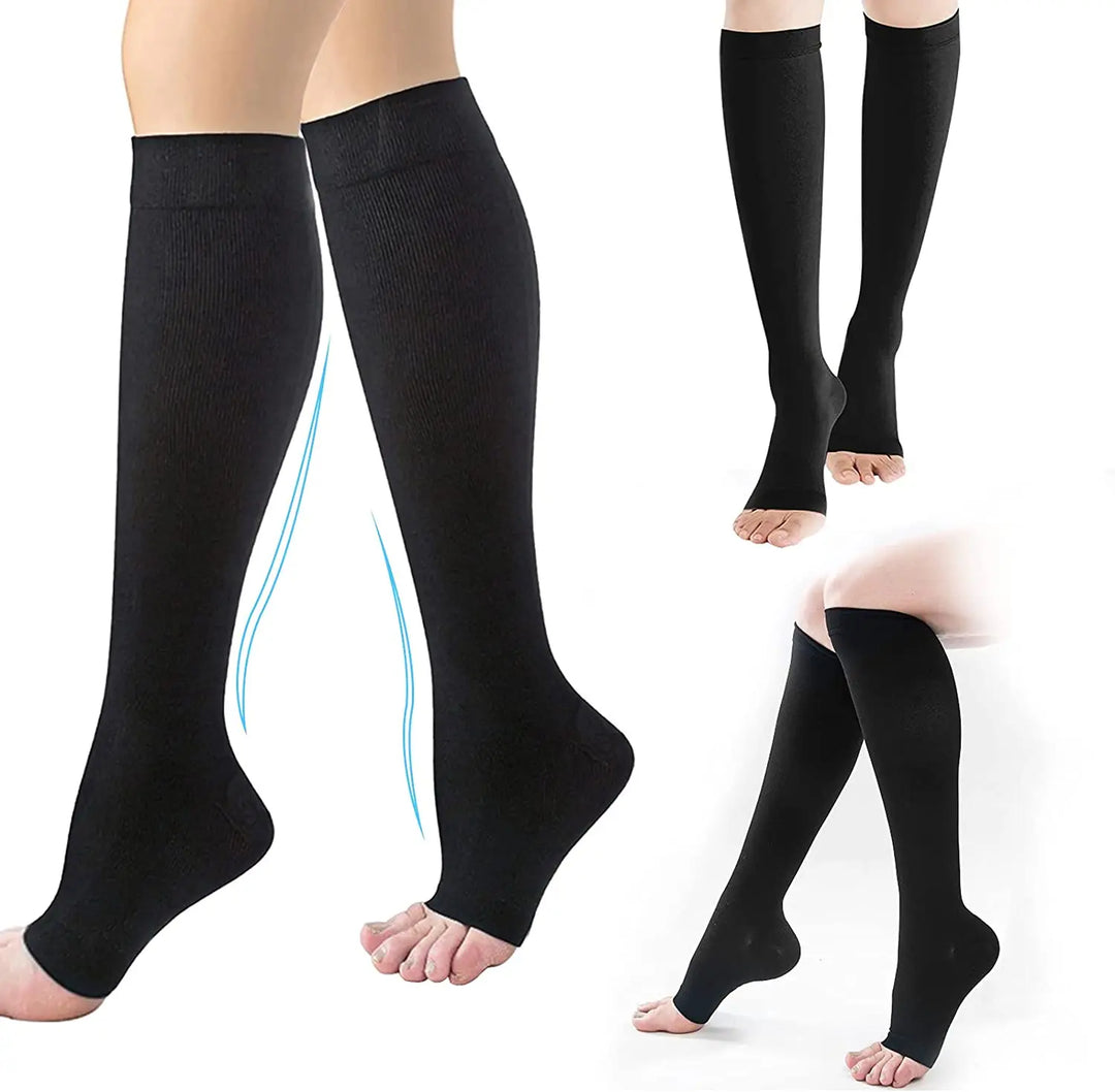 Toeless Compression Socks | 1 Pair | Unisex