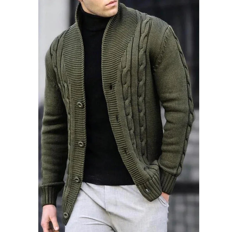 Men's Knitted Cardigan