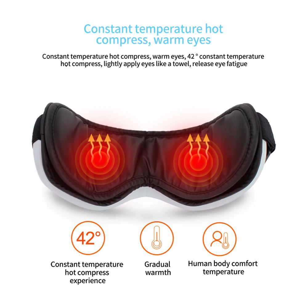 Eye Massager With Vibration, Heat and Music