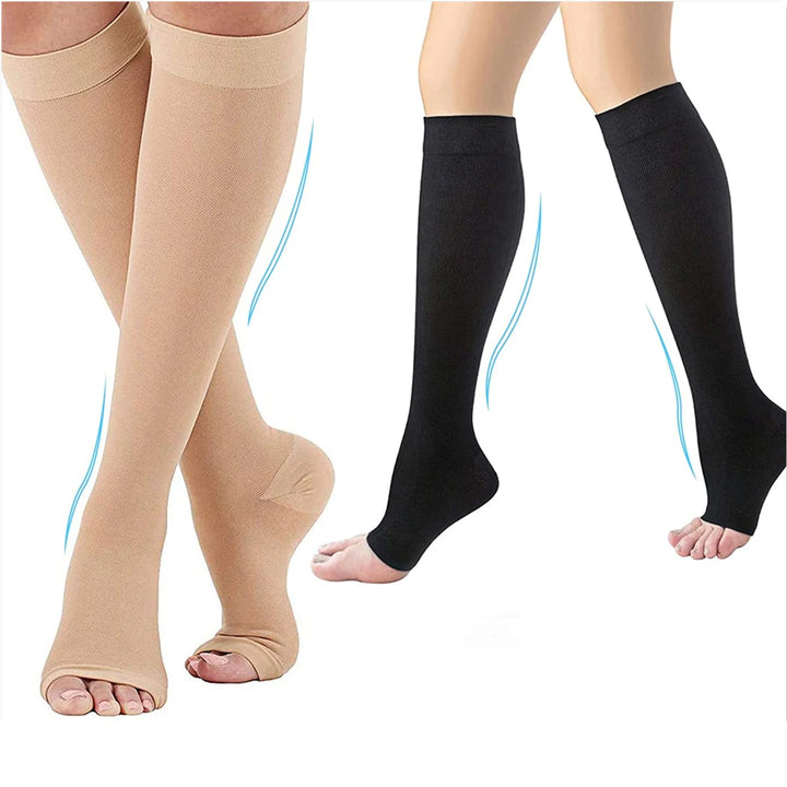 Toeless Compression Socks | 1 Pair | Unisex