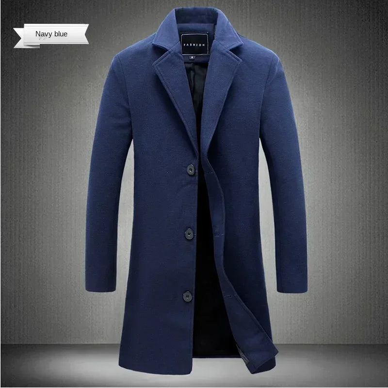 Men's Wool Blend Coat