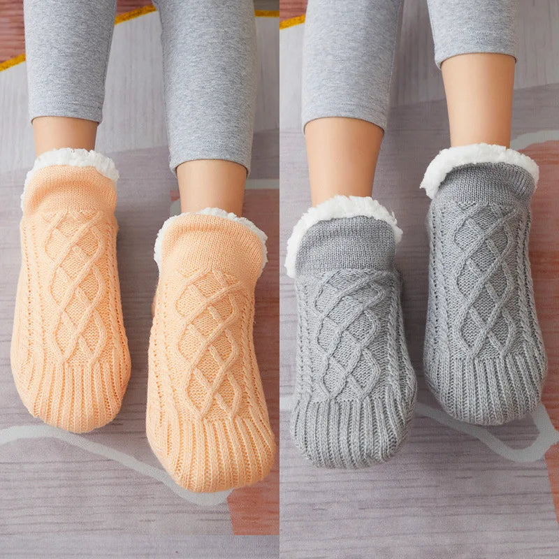 Jasmine | Indoor Non-slip Thermal Socks