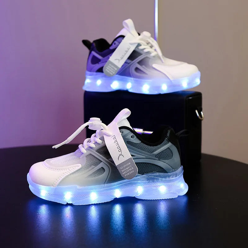 Kids LED Light Trainers