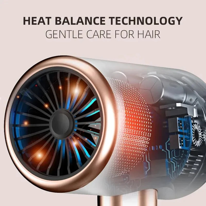 F37 Hair Dryer High-Speed Electric Turbine Airflow