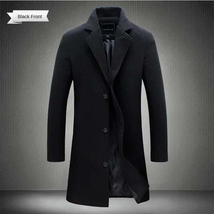 Men's Wool Blend Coat