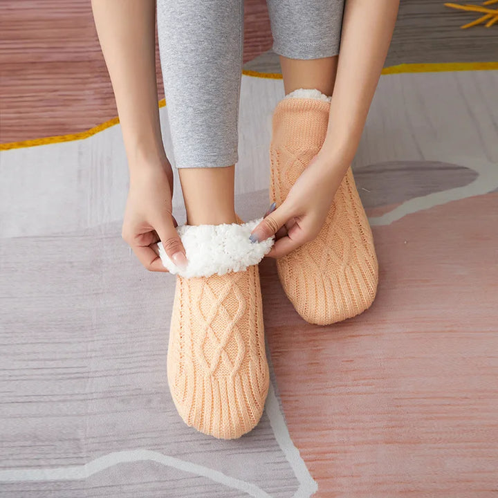 Jasmine | Indoor Non-slip Thermal Socks