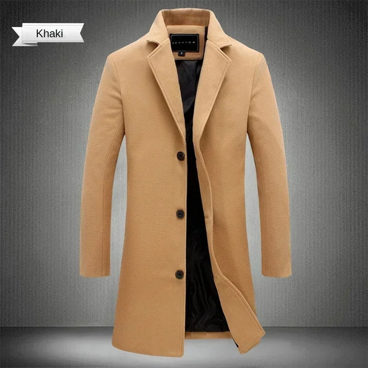 Men's Wool Blend Coat