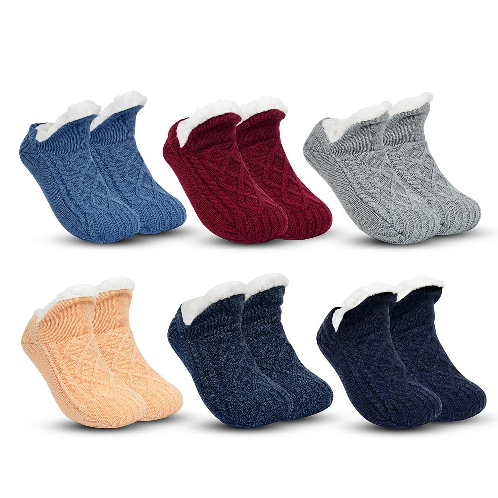 Jasmine | Indoor Non-slip Thermal Socks