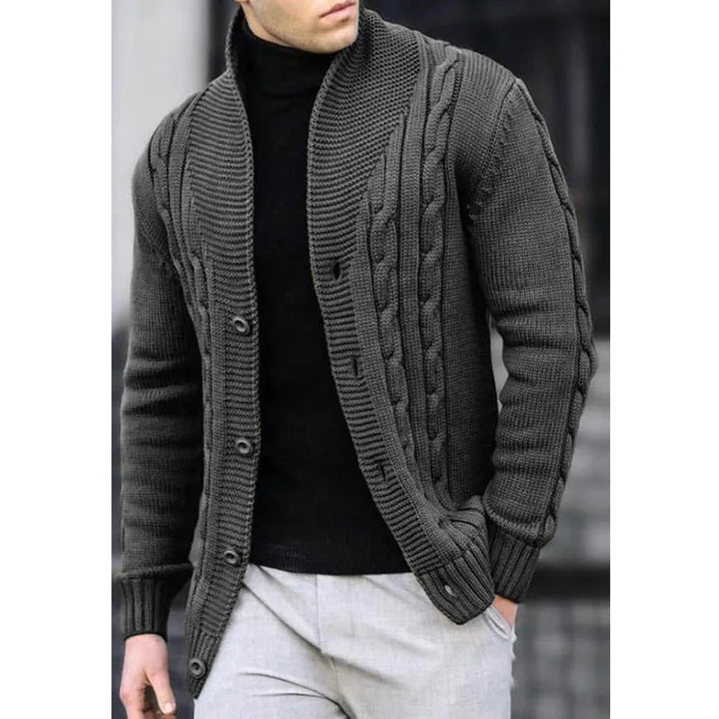 Men's Knitted Cardigan