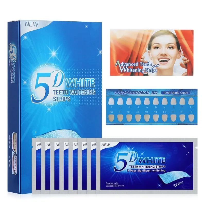 5D Teeth Whitening Strips  (28pairs)