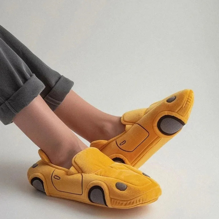 Plush Car Slippers