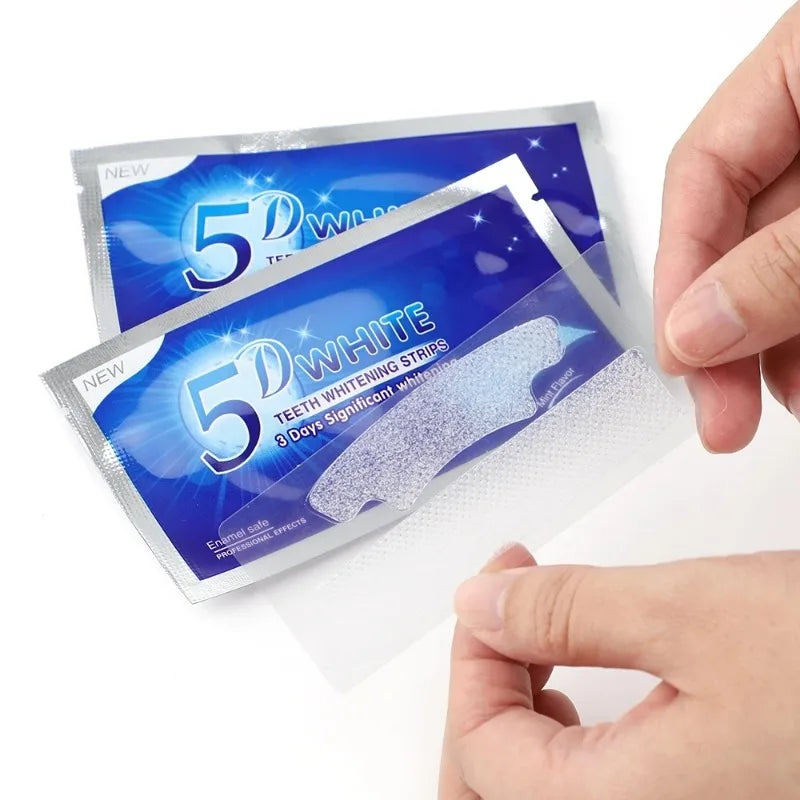 5D Teeth Whitening Strips  (28pairs)