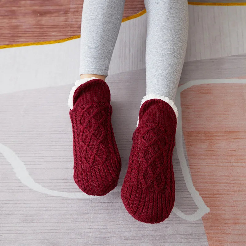 Jasmine | Indoor Non-slip Thermal Socks