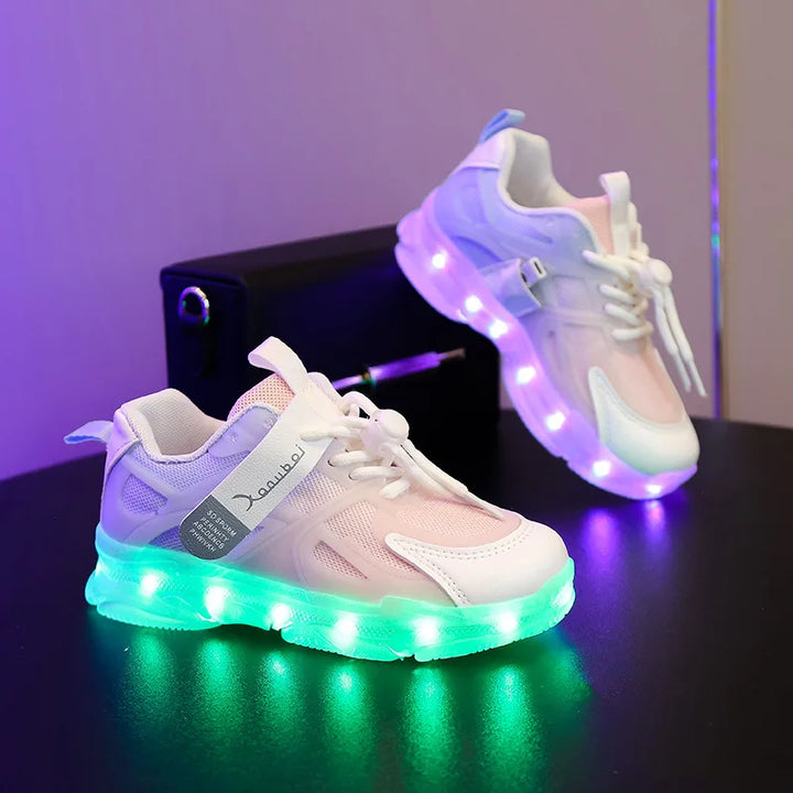 Kids LED Light Trainers