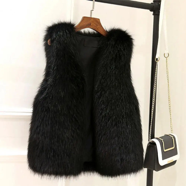 Amanda | Fluffy Faux Fur Vest