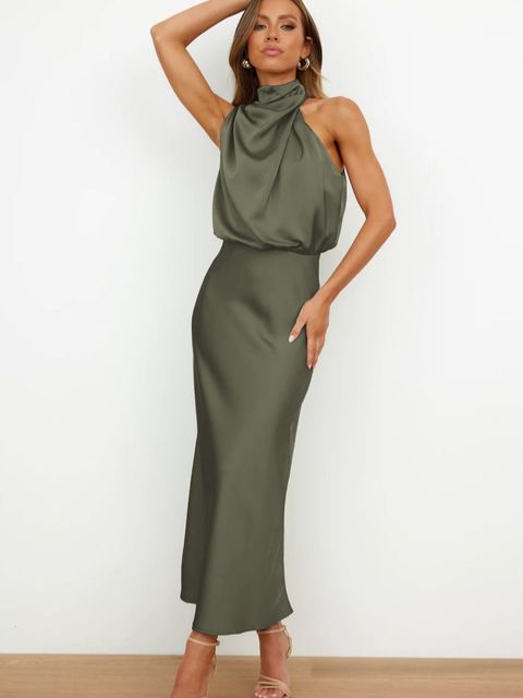 Diane |Off-the-shoulder elegant midi-dress