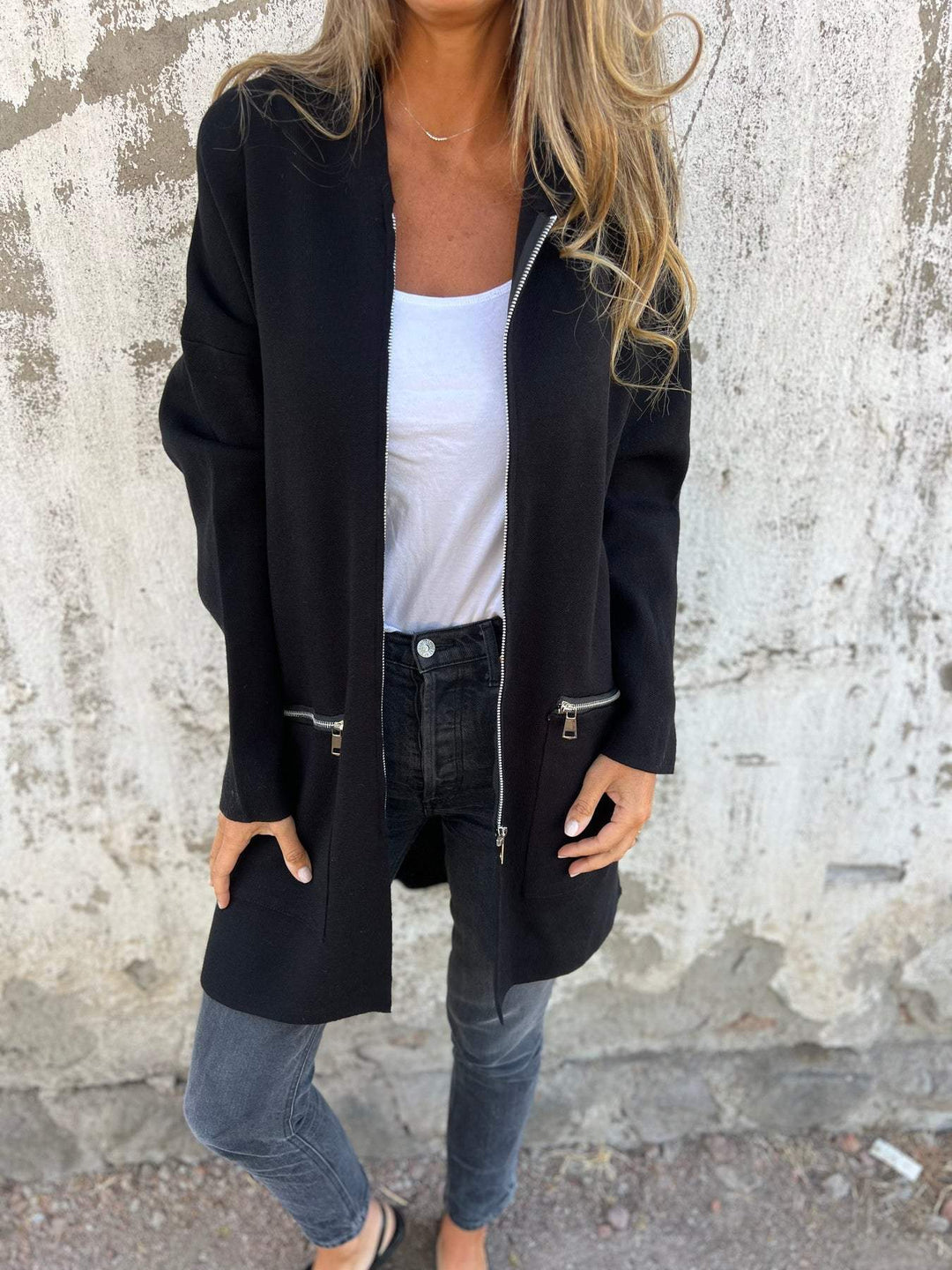 Aoife | Casual Long Sleeve Jacket with Zip