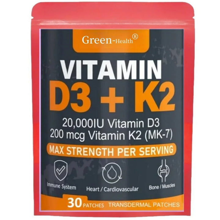 Vitamin D3 and K2 (30 patches)