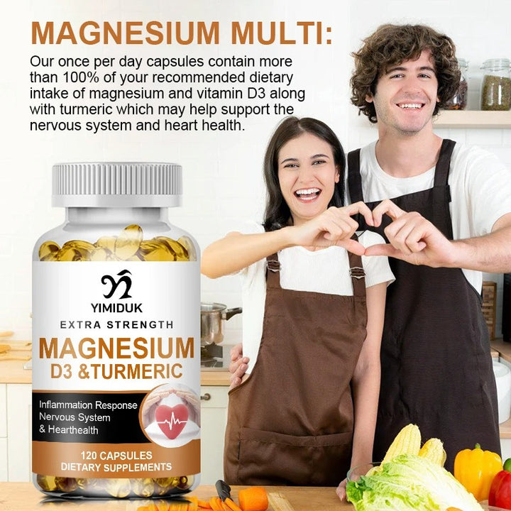 Magnesium, Vitamin D3 and Turmeric