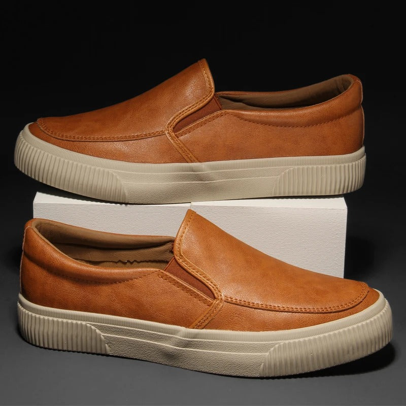 Men's Leather Slip-ons