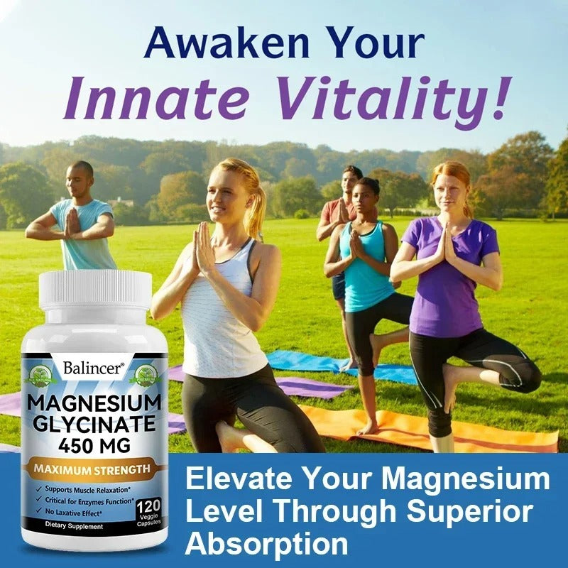 Magnesium Glycinate (120 bottle count)