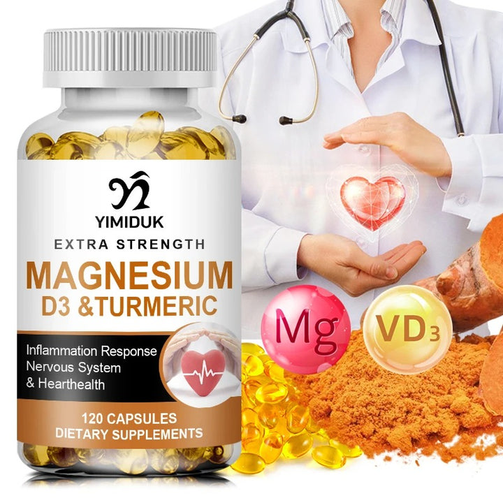 Magnesium, Vitamin D3 and Turmeric