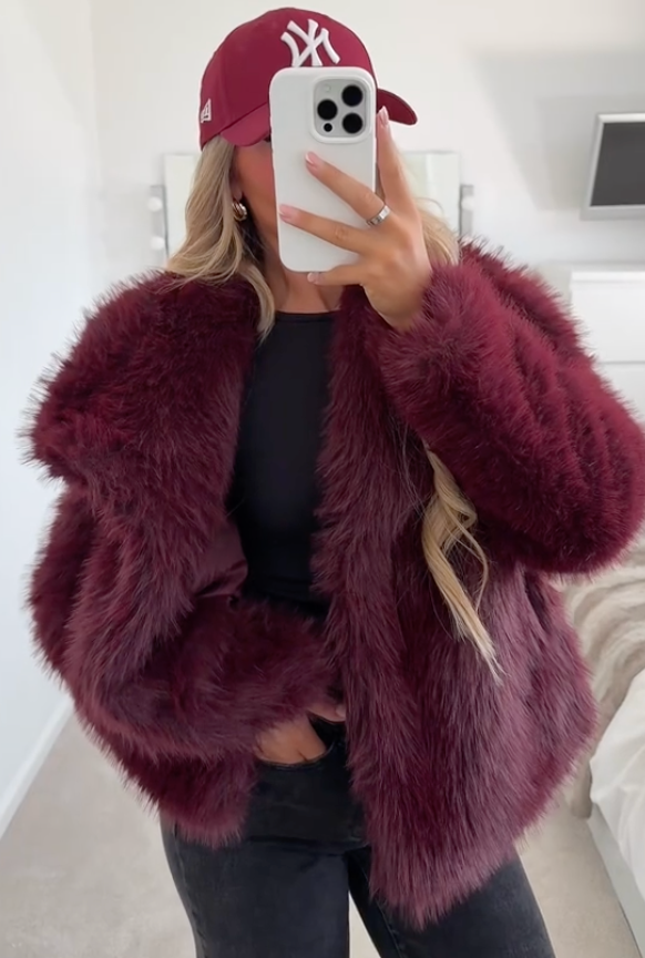 Faux Fur Cropped Jacket