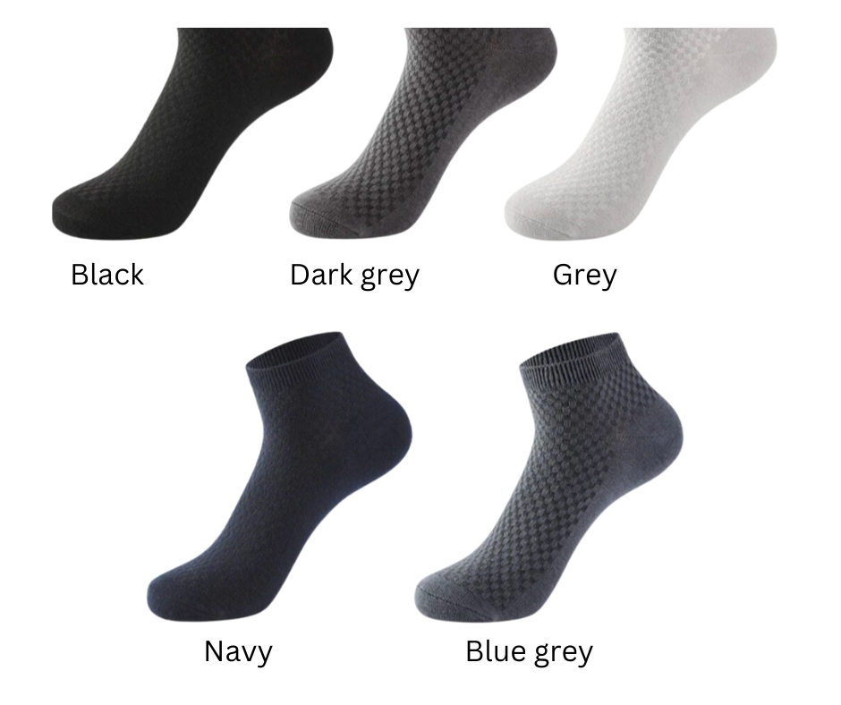 10 Pairs | Bamboo Fibre Socks | Short